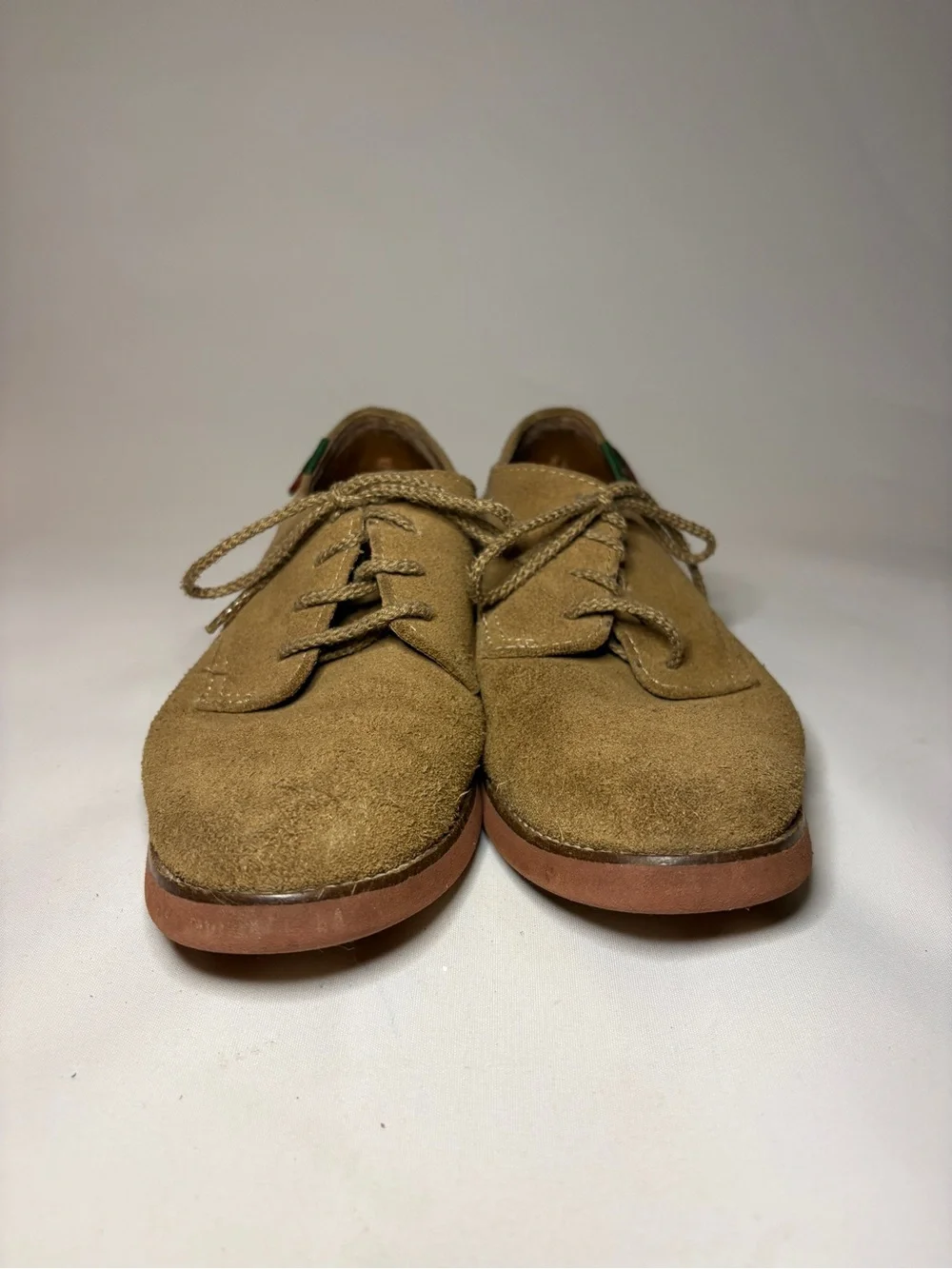 G.H.‎ Bass & Co. 'Dirty Bucks' Suede Oxford Shoes Tan/Beige Exeter Mens Size 7